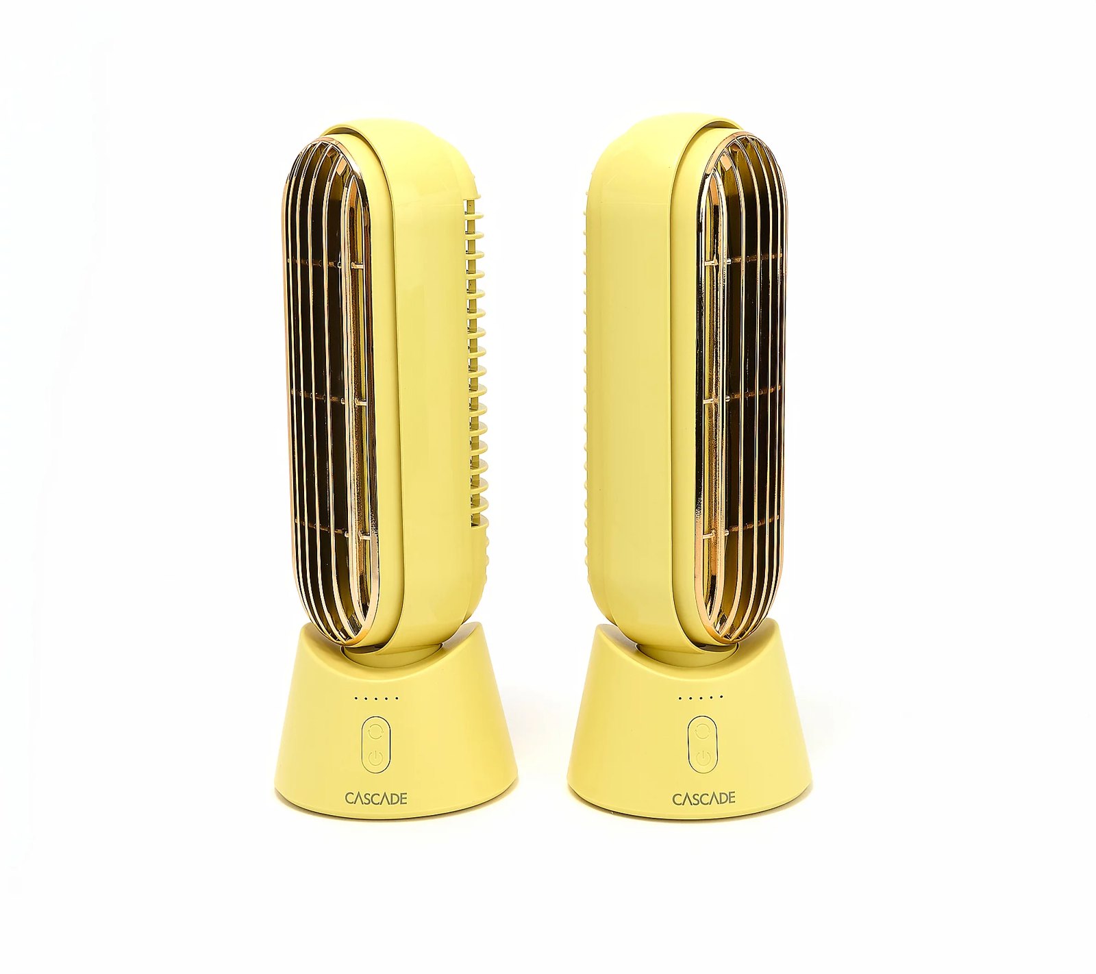CASCADE Rechargeable 10" Fan in Yellow