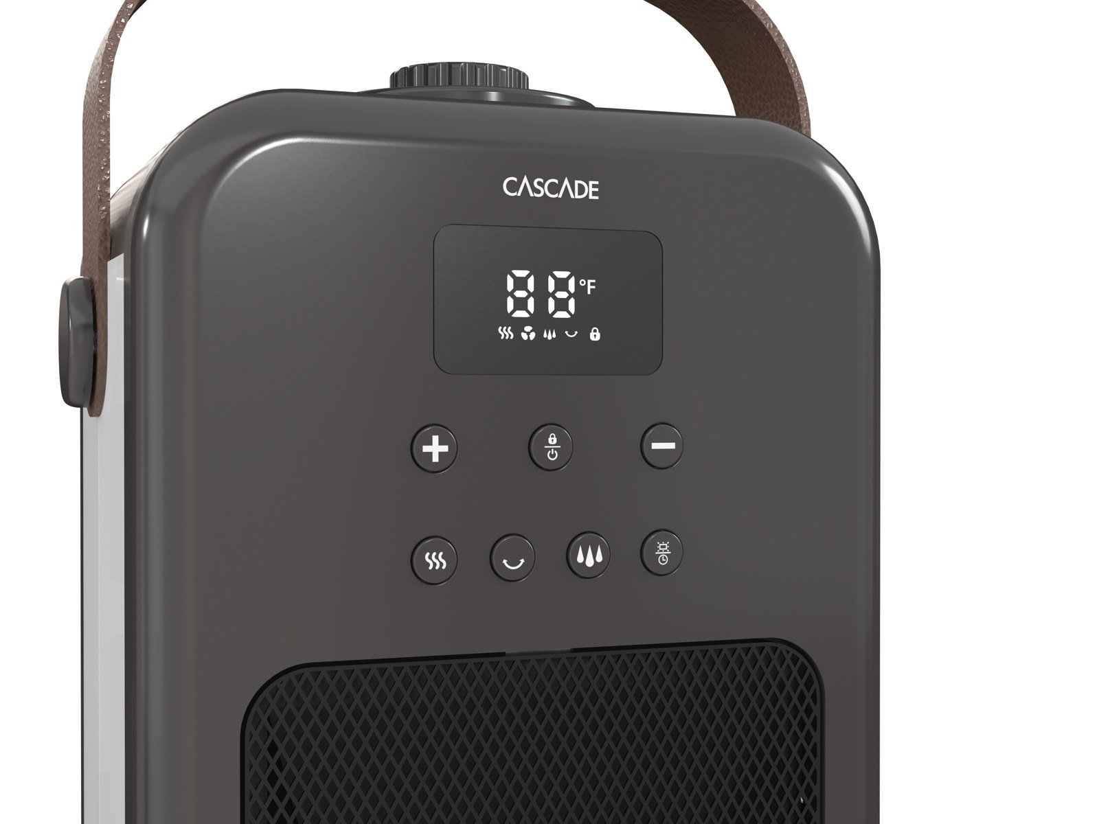 CASCADE 1500 Watt Ceramic Heater and Humidifier Combo in Black — view 10