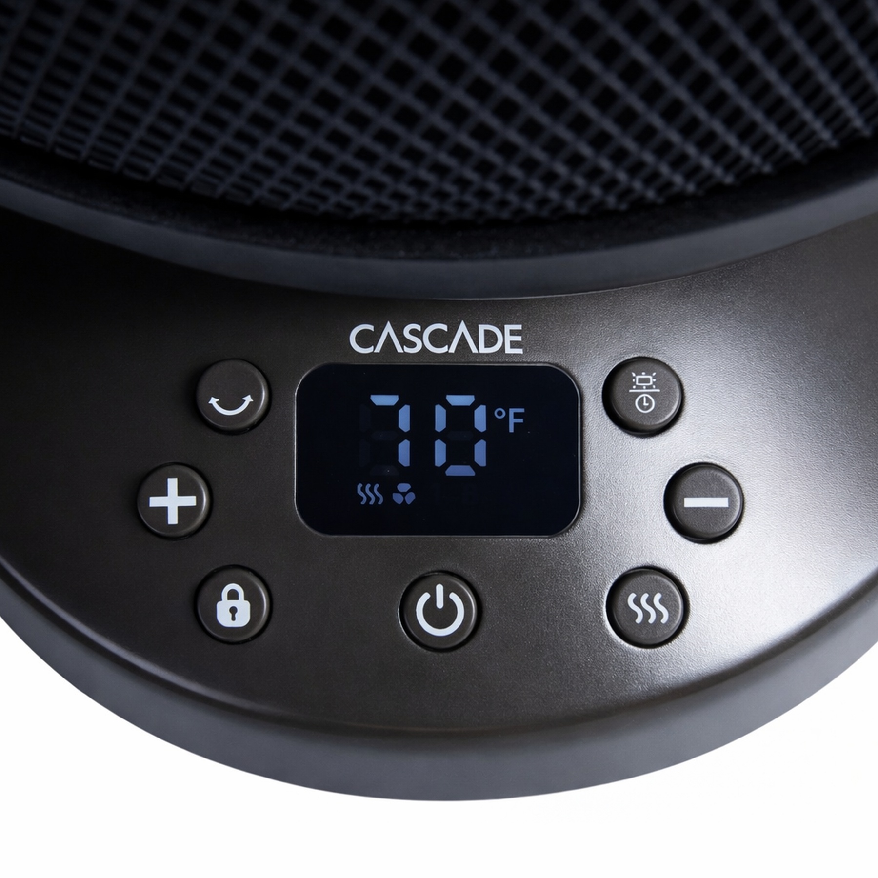 CASCADE Wunder Warmth 13" 1500 Watt Ceramic Heater in Black — view 3