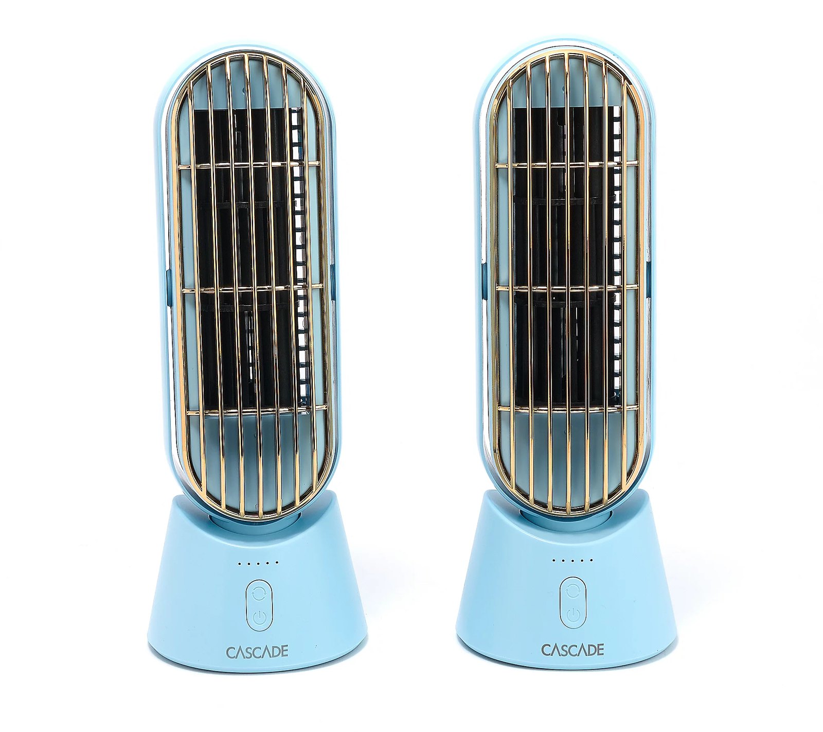 CASCADE Rechargeable 10" Fan in Blue