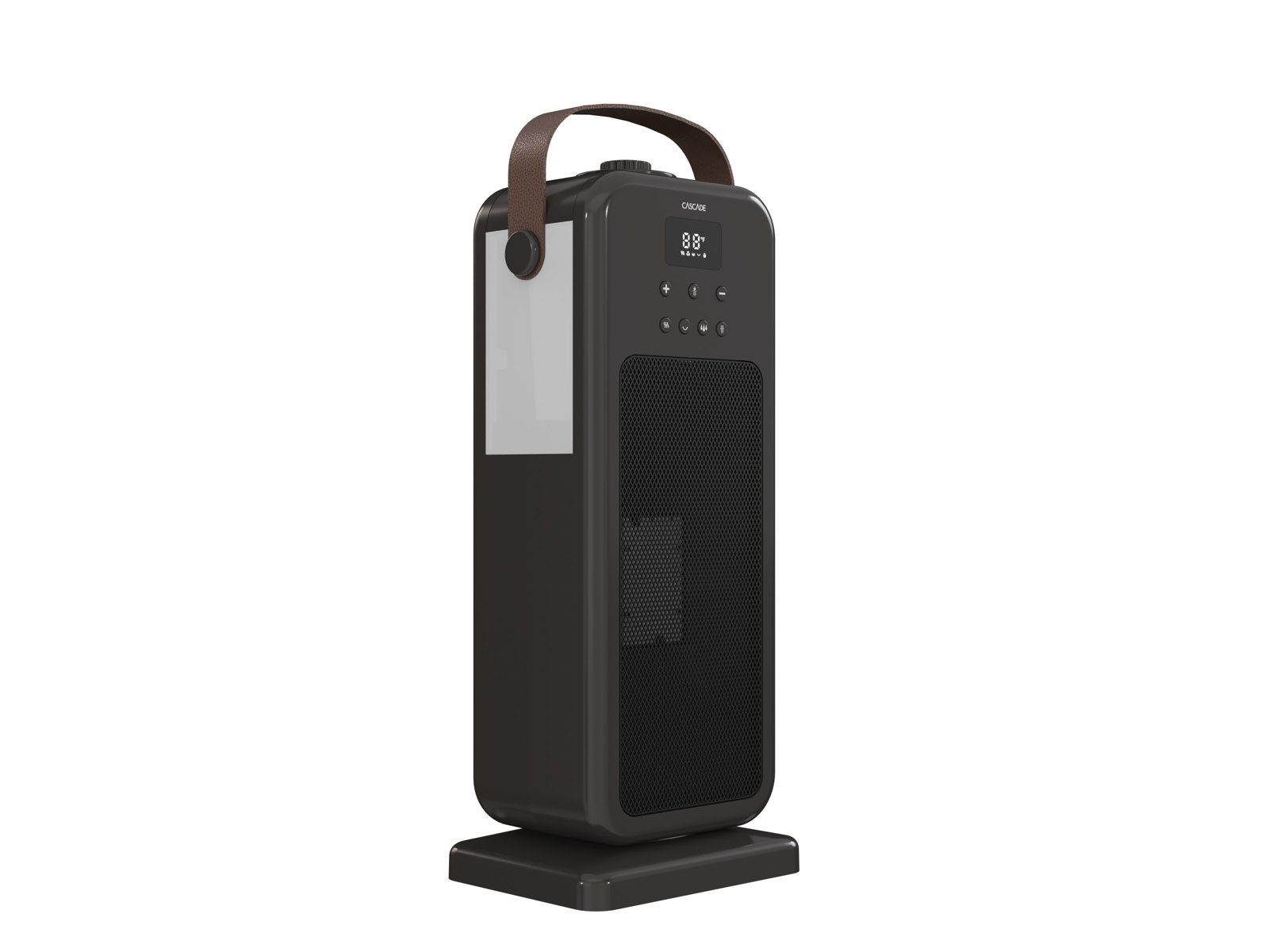 CASCADE 1500 Watt Ceramic Heater and Humidifier Combo in Black — view 3