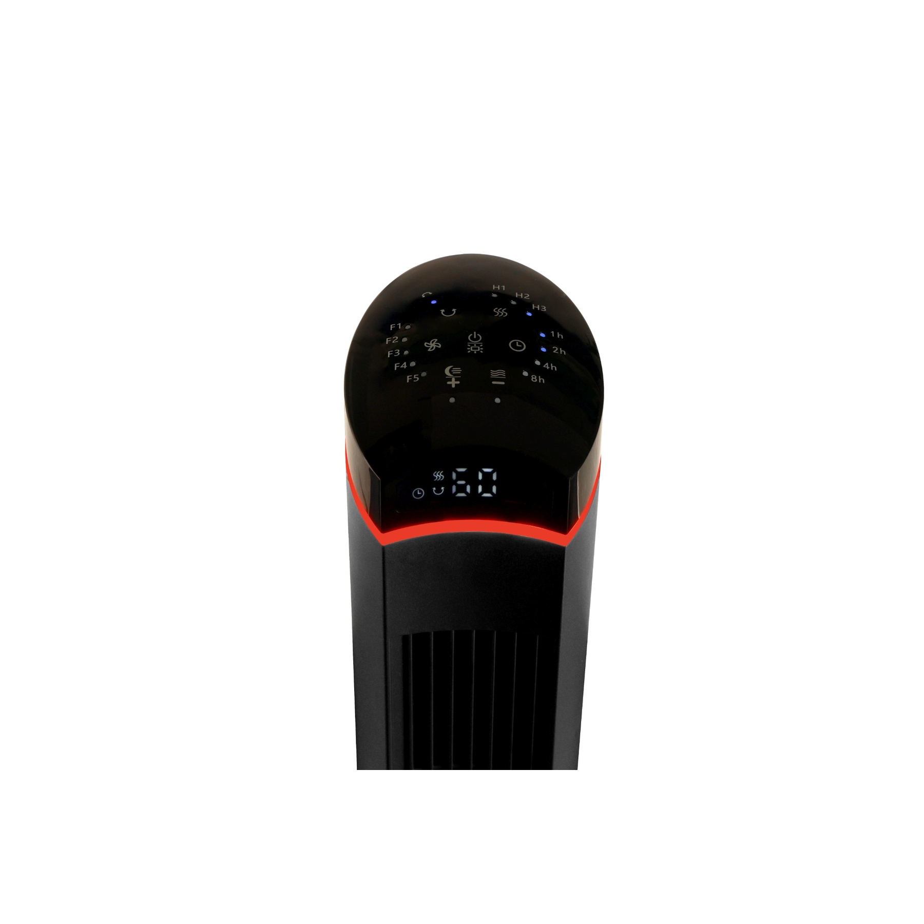 CASCADE Arc One 40" Fan and 1500 Watt Ceramic Heater Combo in Black — view 5
