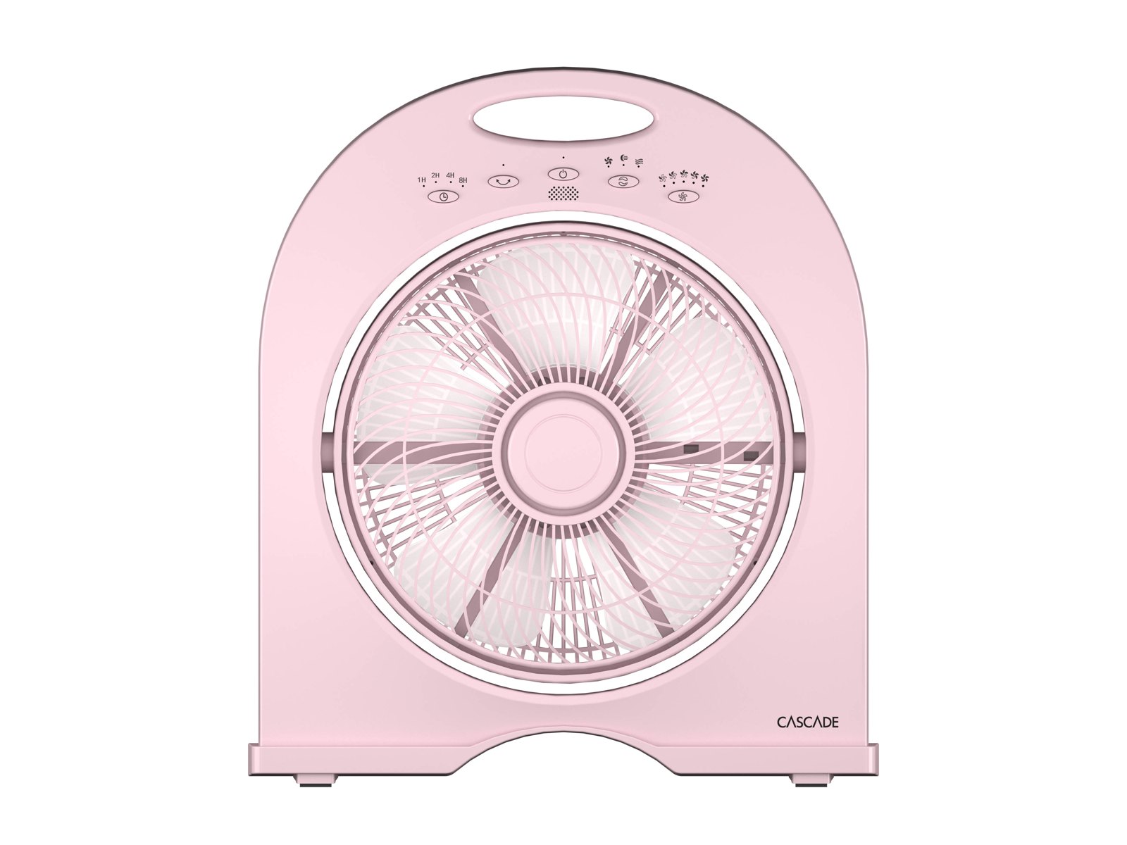 CASCADE Rechargeable Capri Fan 12" in Pink — view 2