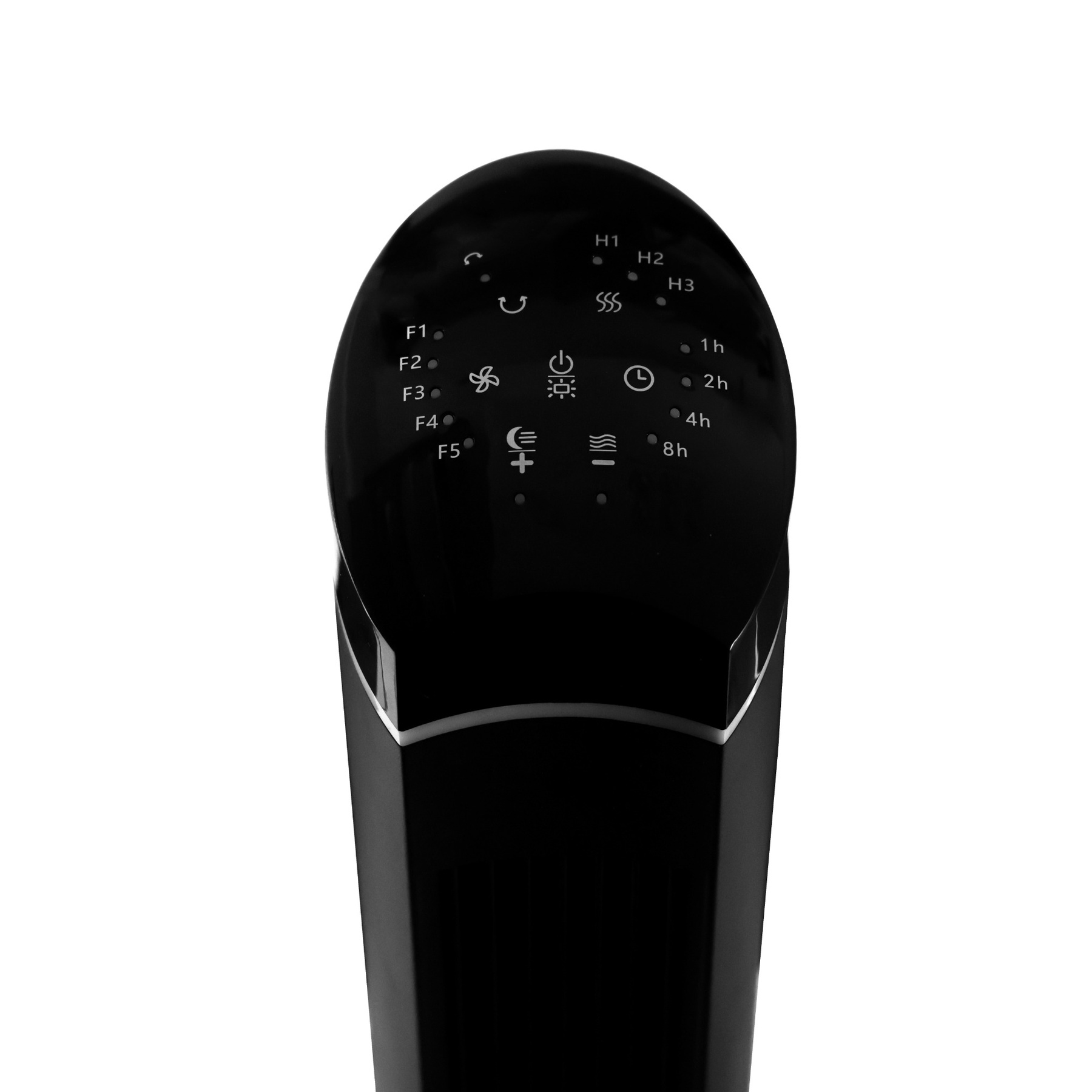 CASCADE Arc One 40" Fan and 1500 Watt Ceramic Heater Combo in Black — view 12
