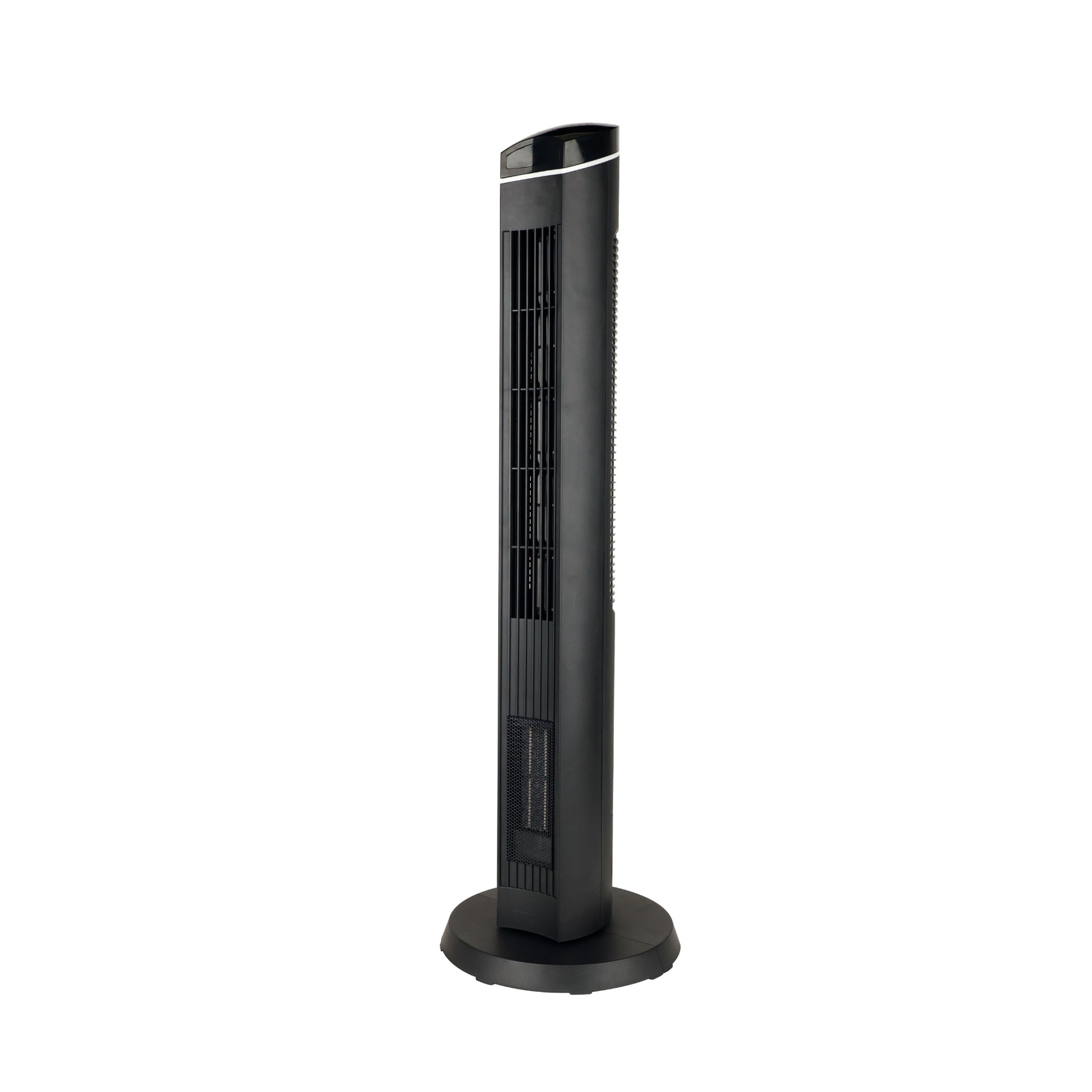 CASCADE Arc One 40" Fan and 1500 Watt Ceramic Heater Combo in Black