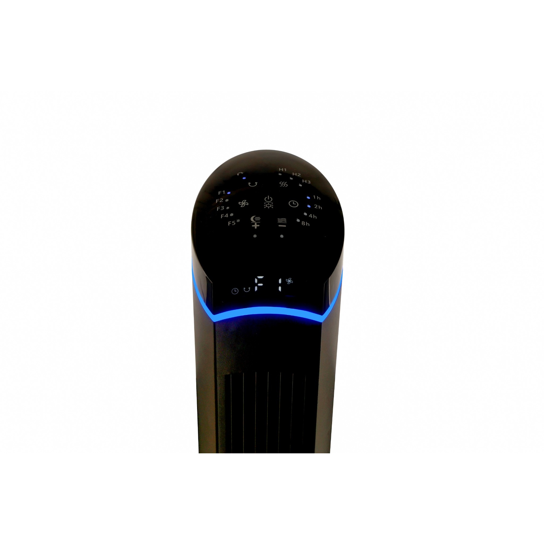 CASCADE Arc One 40" Fan and 1500 Watt Ceramic Heater Combo in Black — view 6