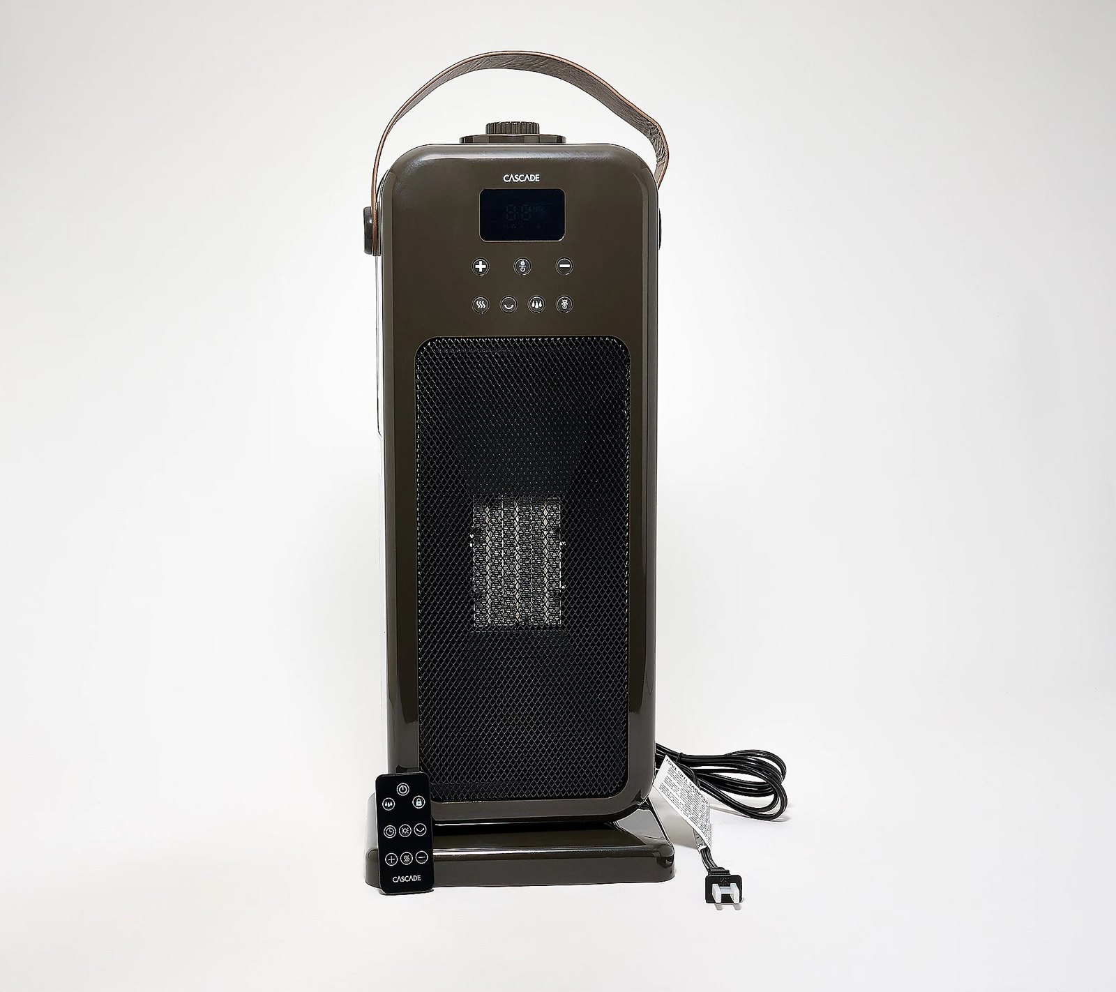 CASCADE 1500 Watt Ceramic Heater and Humidifier Combo in Black
